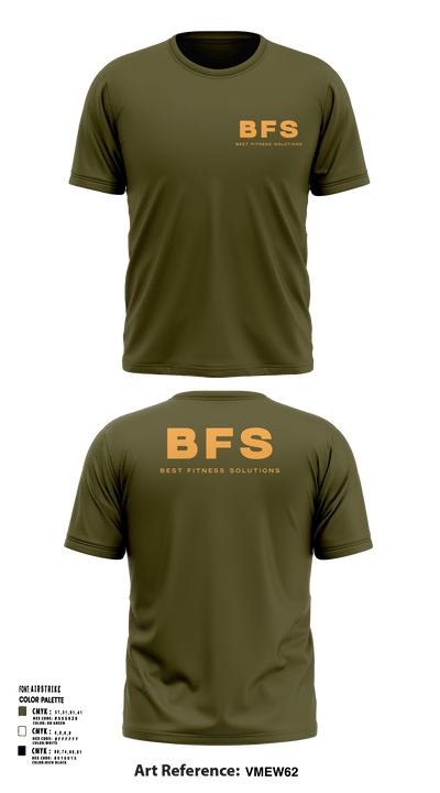 Best fitness solutions 75836808 Short Sleeve Performance Shirt - 42