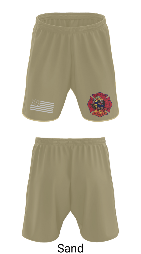 Athletic Shorts With Pockets, Engine 40 Ladder 4 Medic 19, , Teamtime, Team time, sublimation, custom sports apparel, team uniforms, spirit wear, spiritwear, sports uniforms, custom shirts, team store, custom team store, fundraiser sports, apparel fundraiser