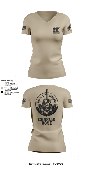 Womens Short Sleeve Vneck Shirt, Charlie Rock, , Teamtime, Team time, sublimation, custom sports apparel, team uniforms, spirit wear, spiritwear, sports uniforms, custom shirts, team store, custom team store, fundraiser sports, apparel fundraiser