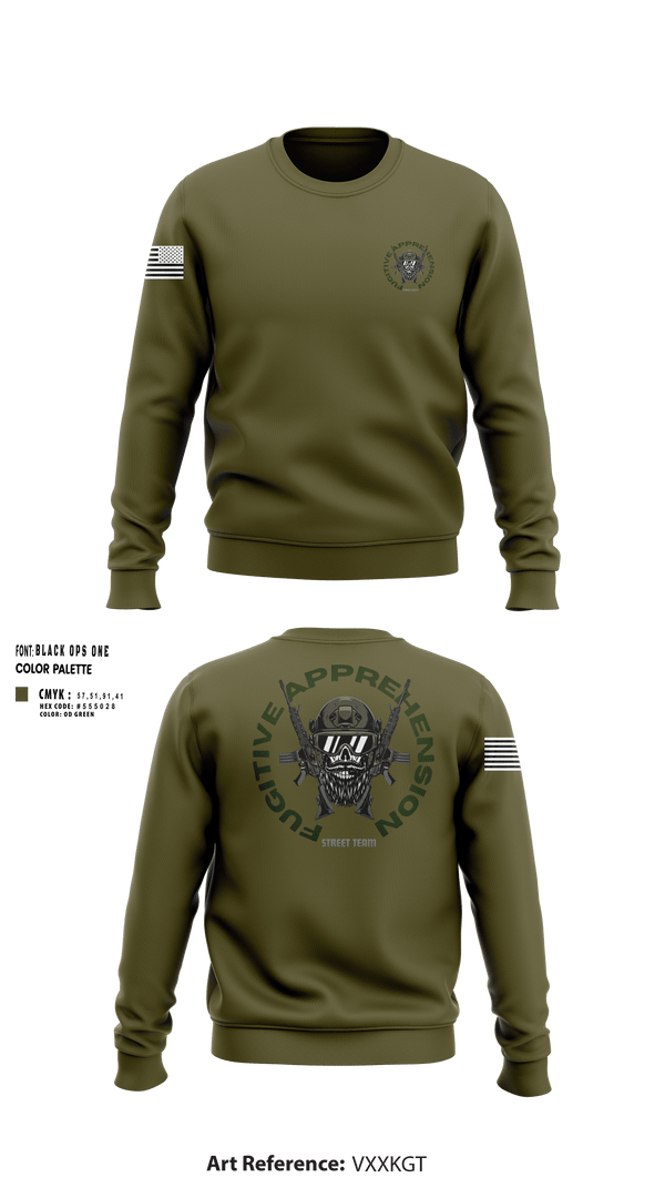 Crew Neck Sweatshirt, Fugitive Apprehension Street TeamFugitive apprehension street team, Police, Teamtime, Team time, sublimation, custom sports apparel, team uniforms, spirit wear, spiritwear, sports uniforms, custom shirts, team store, custom team store, fundraiser sports, apparel fundraiser