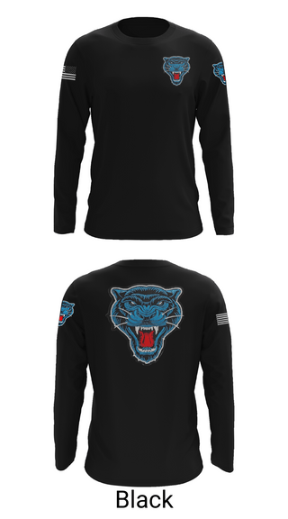 Long Sleeve Performance Shirt, Blue Panthers, , Teamtime, Team time, sublimation, custom sports apparel, team uniforms, spirit wear, spiritwear, sports uniforms, custom shirts, team store, custom team store, fundraiser sports, apparel fundraiser