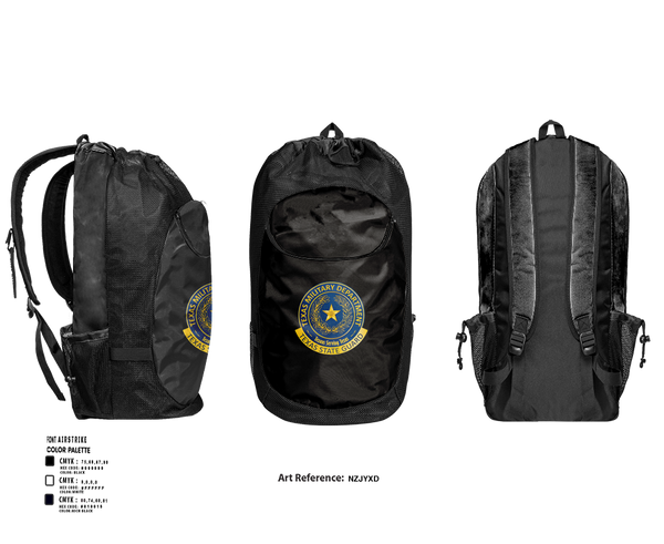 Gear Bag, 2BN, 3BDE TXSG, , Teamtime, Team time, sublimation, custom sports apparel, team uniforms, spirit wear, spiritwear, sports uniforms, custom shirts, team store, custom team store, fundraiser sports, apparel fundraiser