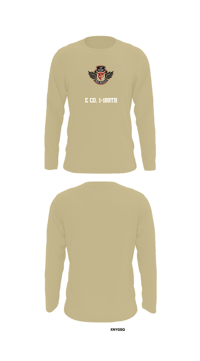E co. 1-189th 4920111 Long Sleeve Performance Shirt 88