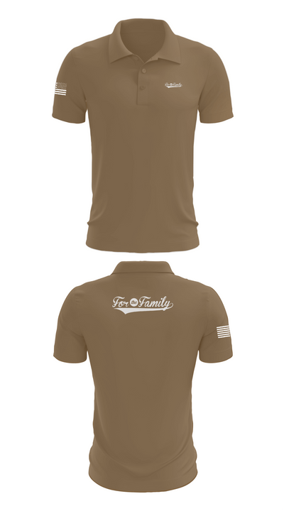 For The Family 85237509 Short Sleeve Performance Polo - 7