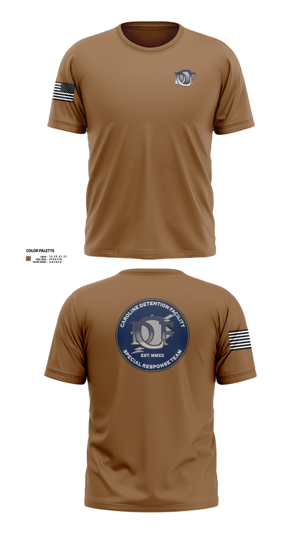 Old School Cotton Feel Shirt, Caroline Detention Facility, , Teamtime, Team time, sublimation, custom sports apparel, team uniforms, spirit wear, spiritwear, sports uniforms, custom shirts, team store, custom team store, fundraiser sports, apparel fundraiser