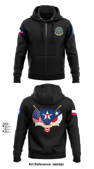 Zip Hoodie, 2BN, 3BDE TXSG, , Teamtime, Team time, sublimation, custom sports apparel, team uniforms, spirit wear, spiritwear, sports uniforms, custom shirts, team store, custom team store, fundraiser sports, apparel fundraiser