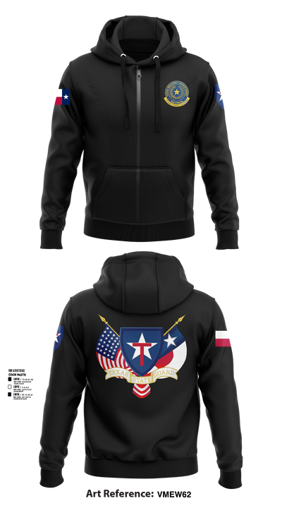 2BN, 3BDE TXSG 13145018 Zip Hoodie - 106