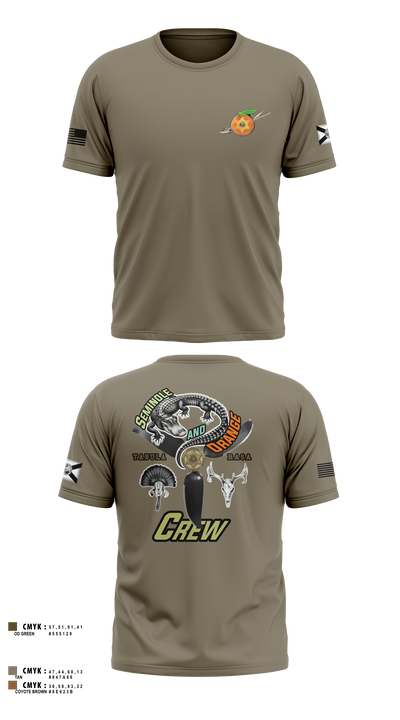 Seminole / Orange Crew 64181278 Old School Cotton Feel Shirt - 4