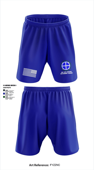 Athletic Shorts With Pockets, HHC 35th Division Sustainment Brigade, National Guard, Teamtime, Team time, sublimation, custom sports apparel, team uniforms, spirit wear, spiritwear, sports uniforms, custom shirts, team store, custom team store, fundraiser sports, apparel fundraiser
