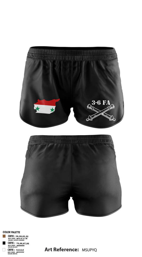 Ranger Panties, 3-6 FA, Army, Teamtime, Team time, sublimation, custom sports apparel, team uniforms, spirit wear, spiritwear, sports uniforms, custom shirts, team store, custom team store, fundraiser sports, apparel fundraiser