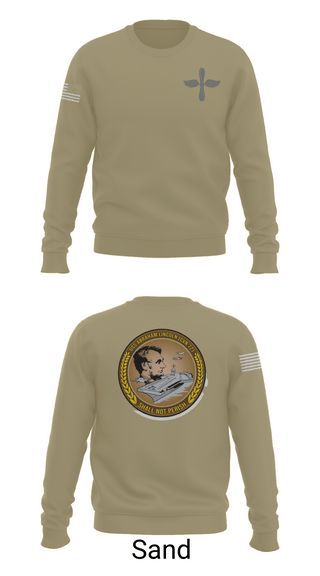 Crew Neck Sweatshirt, CVN 72 Abraham Lincoln, , Teamtime, Team time, sublimation, custom sports apparel, team uniforms, spirit wear, spiritwear, sports uniforms, custom shirts, team store, custom team store, fundraiser sports, apparel fundraiser