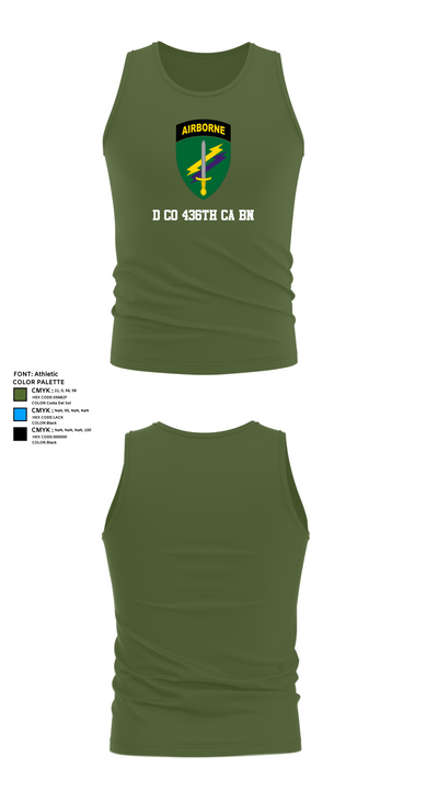D Co 436th CA BN 62553628 Tank Top - 59