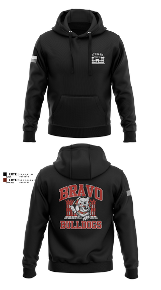 Hoodie, Bravo Company “Bulldogs” 31st Engineer Battalion, , Teamtime, Team time, sublimation, custom sports apparel, team uniforms, spirit wear, spiritwear, sports uniforms, custom shirts, team store, custom team store, fundraiser sports, apparel fundraiser