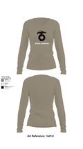 MCAGCC COMMSTRAT 43565701 Women's Long Sleeve V-neck Shirt - 62