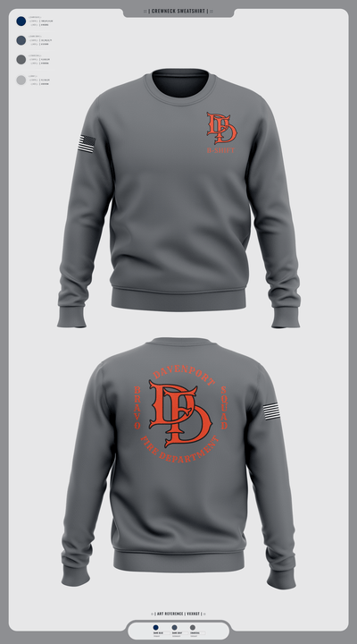 B Shift 39369935 Crew Neck Sweatshirt - 16