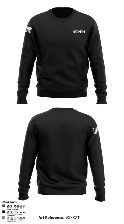 Alpha 56178056 Crew Neck Sweatshirt - 3
