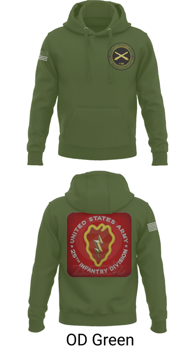 25th infantry division C-Btry 1/8 FA 8241745 Hoodie - 58