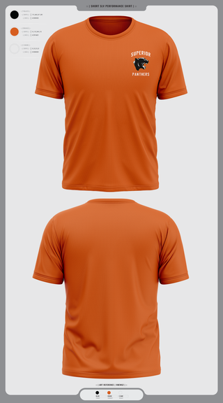 Short Sleeve Performance Shirt, Superior Panthers, Baseball, Teamtime, Team time, sublimation, custom sports apparel, team uniforms, spirit wear, spiritwear, sports uniforms, custom shirts, team store, custom team store, fundraiser sports, apparel fundraiser