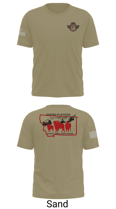E co. 1-189th 4920111 Old School Cotton Feel Shirt - 86