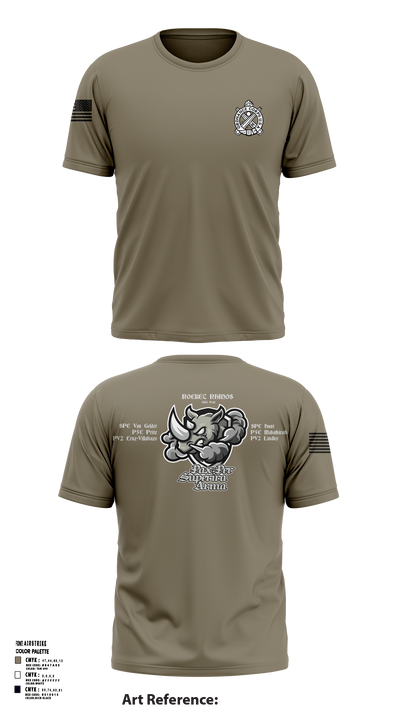 Rocket Rhinos 9238084 Short Sleeve Performance Shirt - 107
