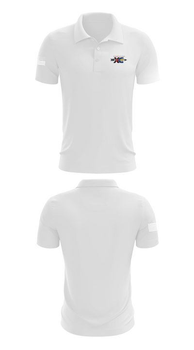 Forreston High School Track and Field 13556673 Short Sleeve Performance Polo - 9