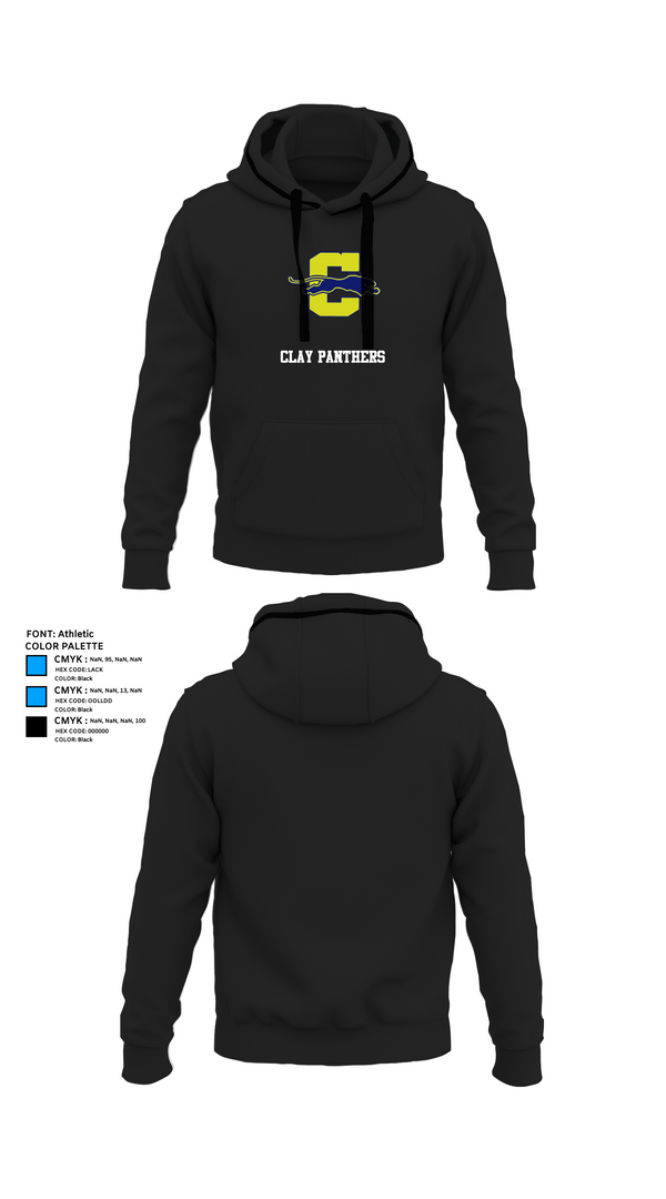Hoodie, Clay Panthers, Wrestling, Teamtime, Team time, sublimation, custom sports apparel, team uniforms, spirit wear, spiritwear, sports uniforms, custom shirts, team store, custom team store, fundraiser sports, apparel fundraiser