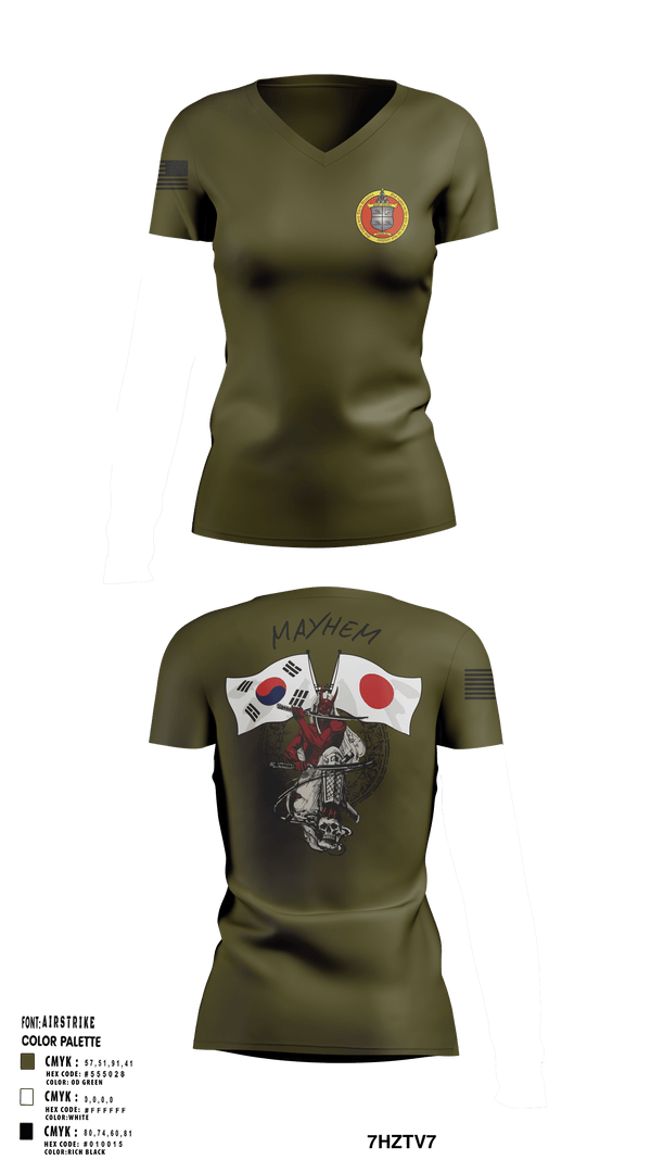 Womens Short Sleeve Vneck Shirt, 3/11 Mayhem, , Teamtime, Team time, sublimation, custom sports apparel, team uniforms, spirit wear, spiritwear, sports uniforms, custom shirts, team store, custom team store, fundraiser sports, apparel fundraiser