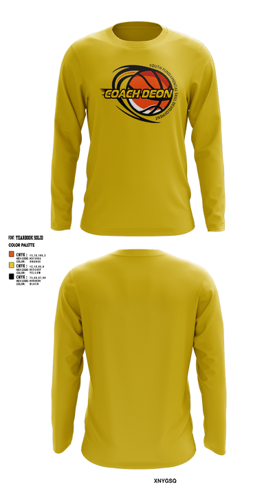 Coach Deon Fundamental Youth Basketball Training 21572635 Long Sleeve Performance Shirt 3