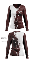 Willow Springs Bears Softball 59647744 Women's Long Sleeve V-neck Shirt - 1 (1)