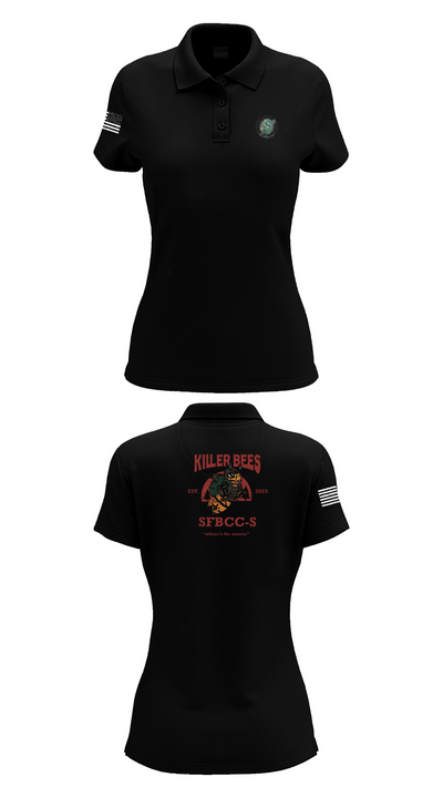 1SFG(A), 3rd BN, BSC 1945772 Women's Short Sleeve Performance Polo  - 35