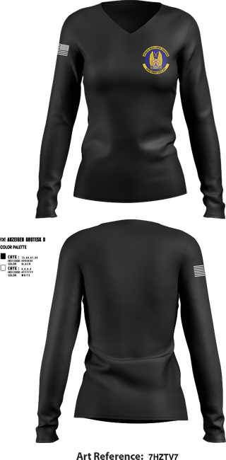 Womens Long Sleeve Vneck Shirt, Spencer Brian LaBrie Squadron, , Teamtime, Team time, sublimation, custom sports apparel, team uniforms, spirit wear, spiritwear, sports uniforms, custom shirts, team store, custom team store, fundraiser sports, apparel fundraiser