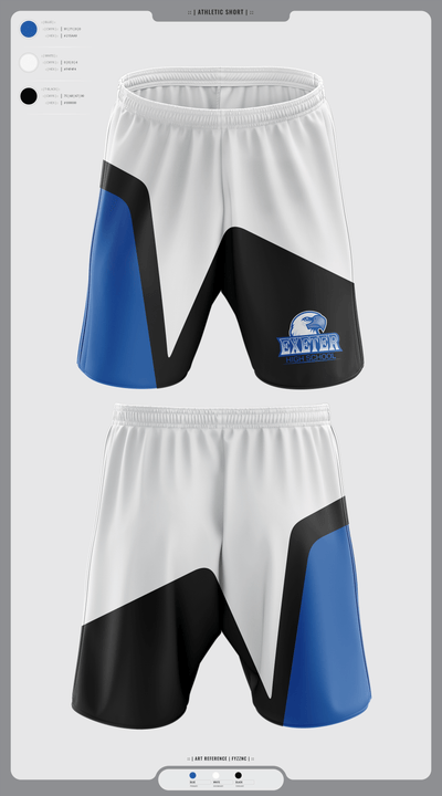Exeter Township Senior High School Field Hockey 20382029 Athletic Shorts With Pockets - 2