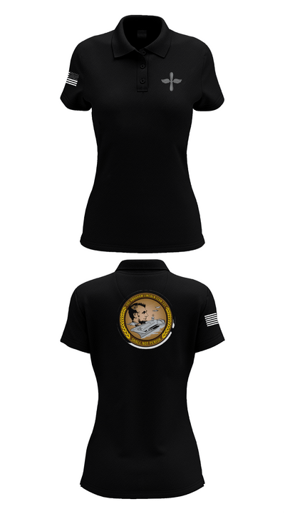 CVN 72 Abraham Lincoln 88368148 Women's Short Sleeve Performance Polo  - 33