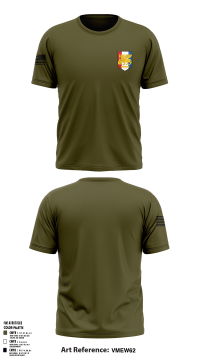 88th Artillery Detachment 75838133 Old School Cotton Feel Shirt - 1