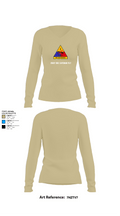 261st BSC CAVEMAN PLT 28746409 Women's Long Sleeve V-neck Shirt - 82