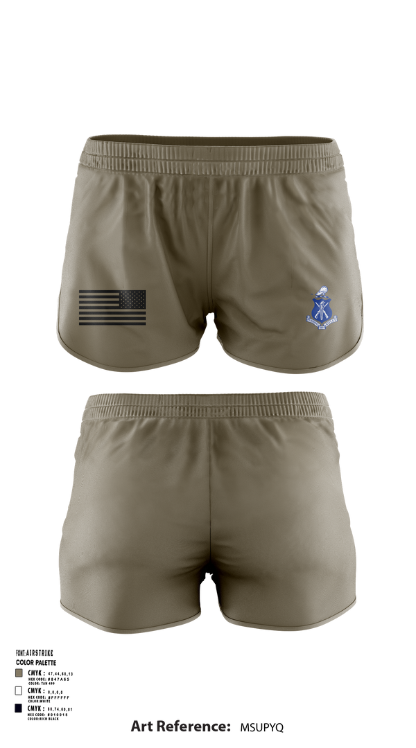 Ranger Panties, Pershing Rifles Kilo 8, , Teamtime, Team time, sublimation, custom sports apparel, team uniforms, spirit wear, spiritwear, sports uniforms, custom shirts, team store, custom team store, fundraiser sports, apparel fundraiser