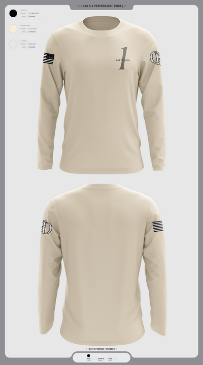 Battalion 1 29533979 Long Sleeve Performance Shirt 10