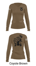 MCAGCC COMMSTRAT 43565701 Women's Long Sleeve V-neck Shirt - 17