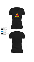 261st BSC CAVEMAN PLT 28746409 Women's Short Sleeve V-neck Shirt - 24