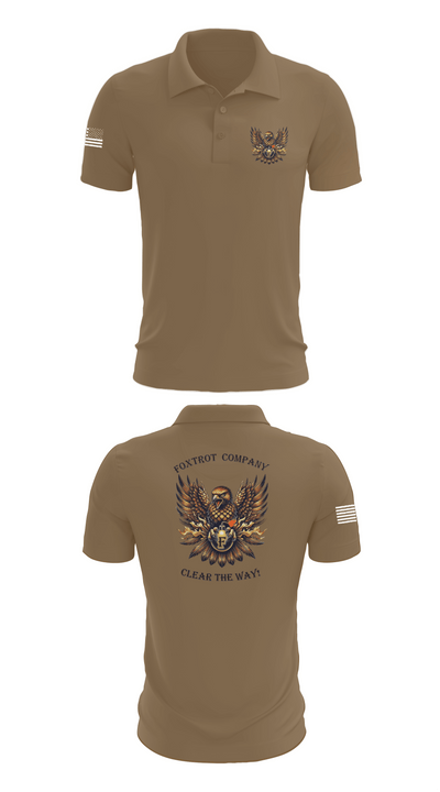 Foxtrot Company, 832nd OD BN 51500889 Short Sleeve Performance Polo - 7