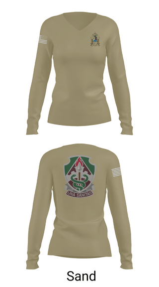 Womens Long Sleeve Vneck Shirt, VRA- Fort Eustis Branch, Army, Teamtime, Team time, sublimation, custom sports apparel, team uniforms, spirit wear, spiritwear, sports uniforms, custom shirts, team store, custom team store, fundraiser sports, apparel fundraiser