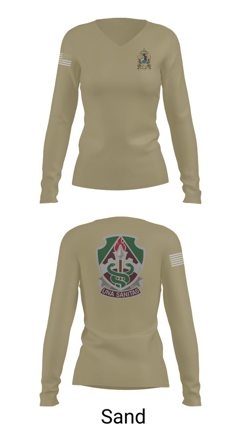 Womens Long Sleeve Vneck Shirt, VRA- Fort Eustis Branch, Army, Teamtime, Team time, sublimation, custom sports apparel, team uniforms, spirit wear, spiritwear, sports uniforms, custom shirts, team store, custom team store, fundraiser sports, apparel fundraiser
