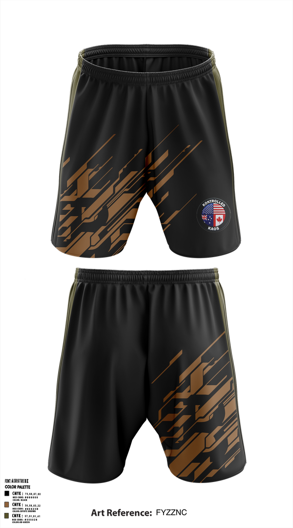 Athletic Shorts With Pockets, Kontrolled Kaos, E-Sports, Teamtime, Team time, sublimation, custom sports apparel, team uniforms, spirit wear, spiritwear, sports uniforms, custom shirts, team store, custom team store, fundraiser sports, apparel fundraiser