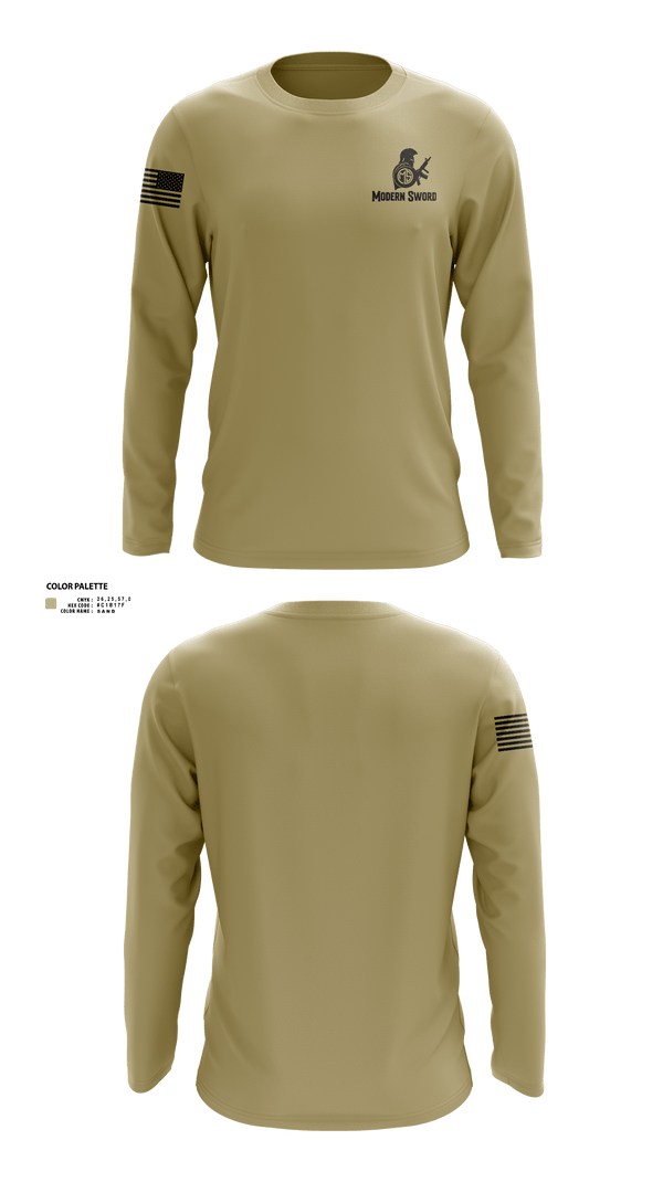 Long Sleeve Performance Shirt, Modern Sword, , Teamtime, Team time, sublimation, custom sports apparel, team uniforms, spirit wear, spiritwear, sports uniforms, custom shirts, team store, custom team store, fundraiser sports, apparel fundraiser