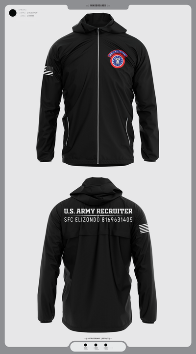 Recruiting 29189069 Windbreaker - 1