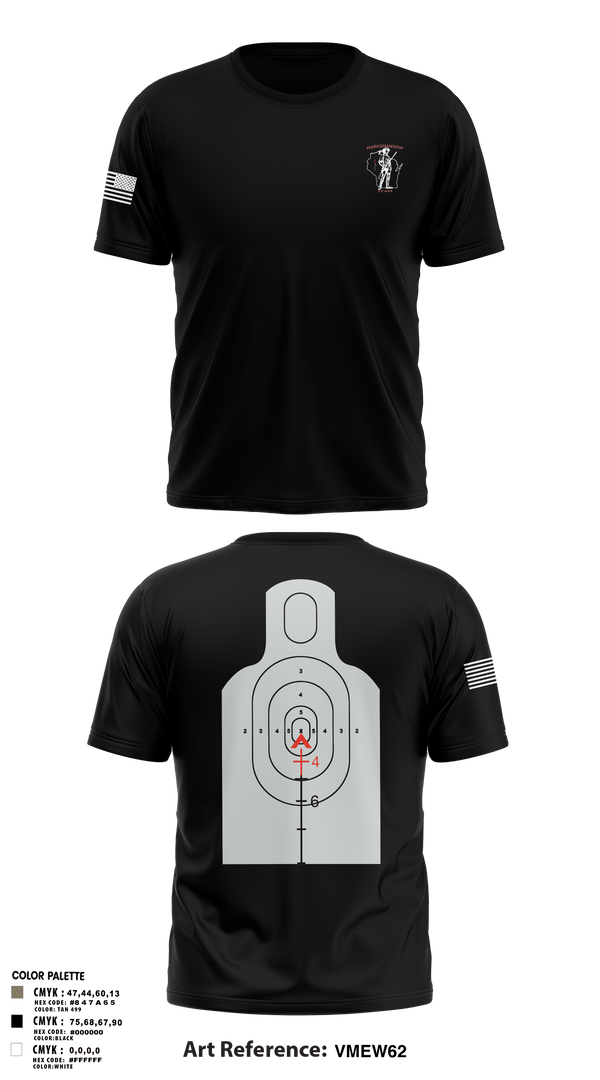 Old School Cotton Feel Shirt, WIARNG Marksmanship, , Teamtime, Team time, sublimation, custom sports apparel, team uniforms, spirit wear, spiritwear, sports uniforms, custom shirts, team store, custom team store, fundraiser sports, apparel fundraiser