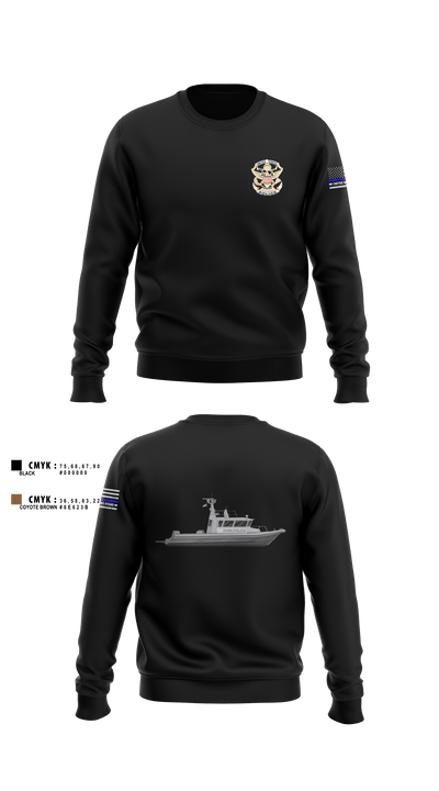 Marine Patrol Unit Crew Neck Sweatshirt - 1