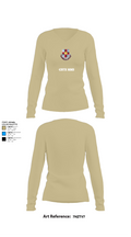 439th MMB 38467463 Women's Long Sleeve V-neck Shirt - 82