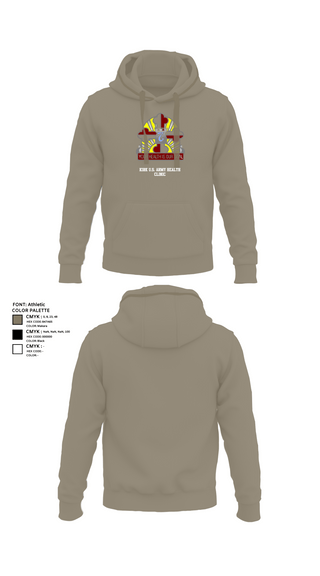 Hoodie, Kirk U.S. Army Health Clinic, , Teamtime, Team time, sublimation, custom sports apparel, team uniforms, spirit wear, spiritwear, sports uniforms, custom shirts, team store, custom team store, fundraiser sports, apparel fundraiser