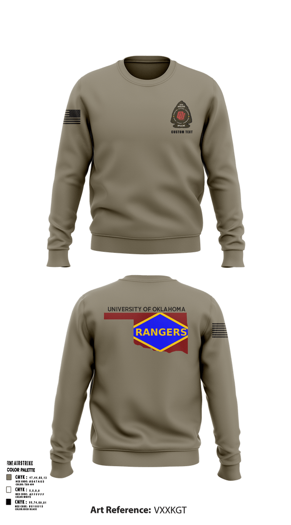 Crew Neck Sweatshirt, , Army, Teamtime, Team time, sublimation, custom sports apparel, team uniforms, spirit wear, spiritwear, sports uniforms, custom shirts, team store, custom team store, fundraiser sports, apparel fundraiser